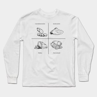 A charcuterie platter of anxiety disorders Long Sleeve T-Shirt